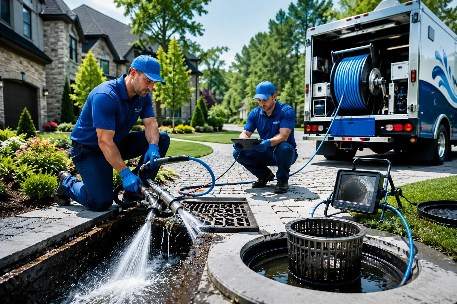 Local outdoor drain cleaning professionals in New Berlinville, PA