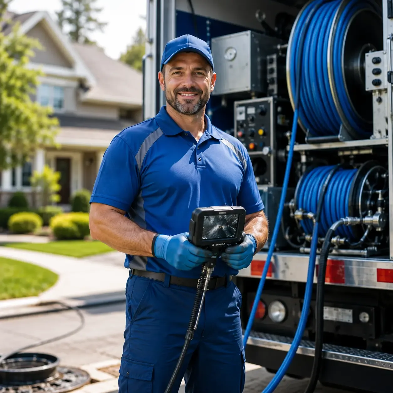 Local outdoor drain cleaning specialists in New Berlinville, PA